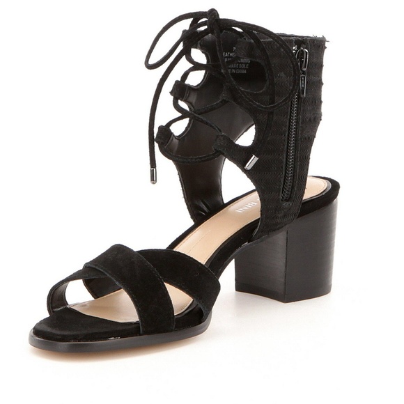 GIANNI BINI Kolemann Lace-Up Block-Heel Dress Shoe - Picture 2 of 3